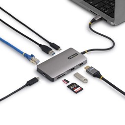 Startech 7-Port USB-C Multiport Adapter 4K 60Hz Gray