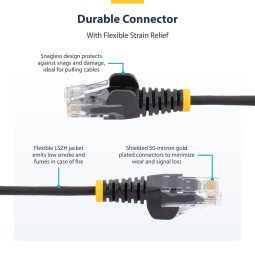 Startech CAT6 U-UTP Patch Cable 0,25m Purple