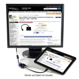 Startech Micro HDMI to VGA Adapter Converter Black