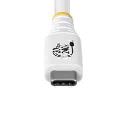 Startech USB4 USB-C to USB-C 4K 120Hz 240W cable 2m White