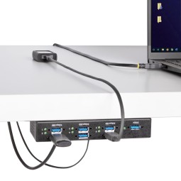 Startech 7-portos USB3.7 HUB Black