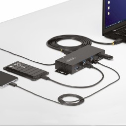 Startech 7-portos USB3.7 HUB Black