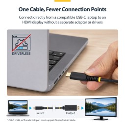 Startech USB-C to HDMI Adapter Cable 3m Black