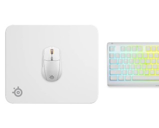 Steelseries QcK M White