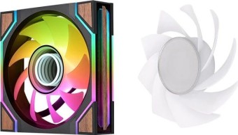 Thermaltake SWAFAN 120 EX INFINITY ARGB Sync PC Cooling Fan Wood Edition (3-Fan Pack)