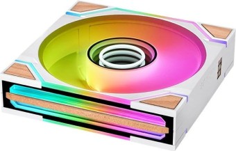 Thermaltake SWAFAN 120 EX INFINITY ARGB Sync PC Cooling Fan Wood Edition Snow (3-Fan Pack)