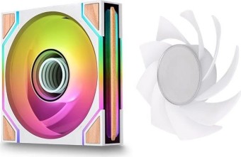 Thermaltake SWAFAN 120 EX INFINITY ARGB Sync PC Cooling Fan Wood Edition Snow (3-Fan Pack)