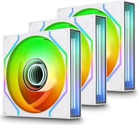 Thermaltake SWAFAN 140 EX INFINITY ARGB Sync PC Cooling Fan Snow (3-Fan Pack)