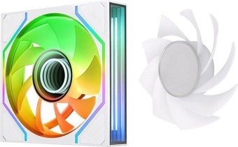 Thermaltake SWAFAN 140 EX INFINITY ARGB Sync PC Cooling Fan Snow (3-Fan Pack)