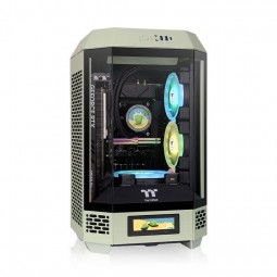 Thermaltake The Tower 250 Mini Tower Chassis Tempered Glass Matcha Green