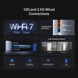TP-Link Archer BE450 BE7200 Dual-Band Wi-Fi 7 Router