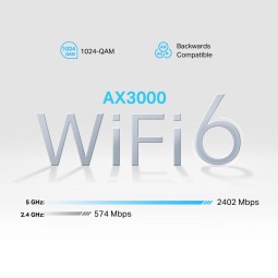 TP-Link NX510v 5G AX3000 Wi-Fi6 Telephony Router White