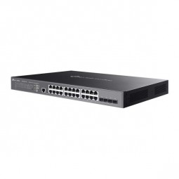 TP-Link Omada 24-Port 2.5GBASE-T and 4-Port 10GE SFP+ L2+ Managed POE Switch
