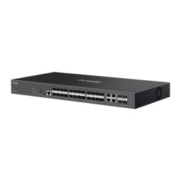 TP-Link SG5428XF Omada 24-Port SFP Stackable Lite L3 Managed Switch with 4× 10G Slots