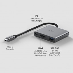 TP-Link UH3020C USB Type-C 3in1 Hub