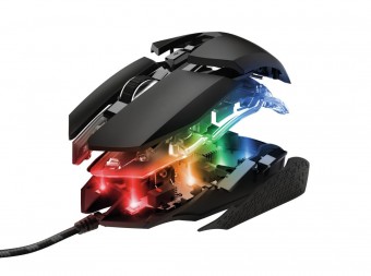 Trust GXT 950 Idon Illuminated Gaming mouse Black