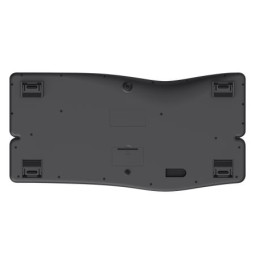 Trust Keyra Ergonomic multidevice Wireless Keyboard Black US