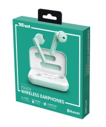 Trust Primo Touch Bluetooth Wireless Earphones Mint