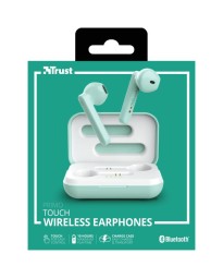 Trust Primo Touch Bluetooth Wireless Earphones Mint