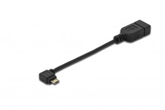 Assmann USB 2.0 adpter cable, OTG, type micro B - A