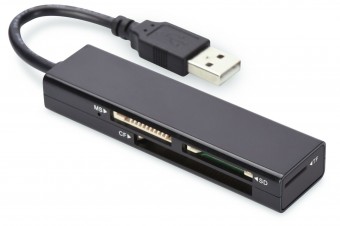 Ednet USB 2.0 Card reader, 4-port