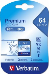 Verbatim 64GB SDXC Premium Class10
