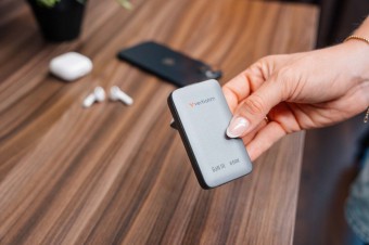 Verbatim Slim GaN Charger 2 Port 65W (EU/UK/US) Grey