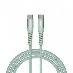 Verbatim Sync&Charge USB-C/USB-C 60W Magnetic cable 1,2m Green