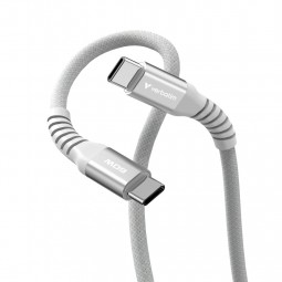 Verbatim Sync&Charge USB-C/USB-C 60W Magnetic cable 1,2m Grey