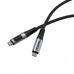 Verbatim Sync & Charge USB4 with Power Display USB-C/USB-C 240W Cable 1,2m Black