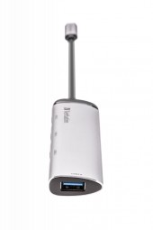 Verbatim USB-C Multiport Hub Four Port USB 3.2 Gen 1 Silver
