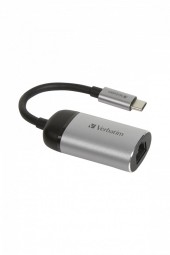 Verbatim USB-C to Gigabit Ethernet Adapter Aluminium/Black