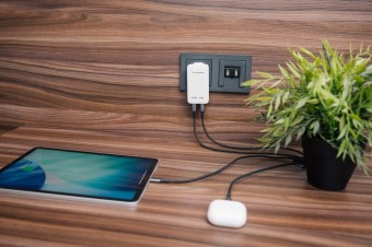 Verbatim Verbatim Slim GaN Charger 2 Port 65W (EU/UK/US) White