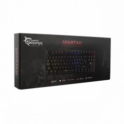 White Shark GK-1925 Spartan RGB Mechanikus keyboard Black US