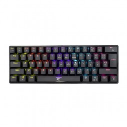 White Shark GK-2022B Shinobi Blue Switches Mechanical 60% Gaming Keyboard Black HUN