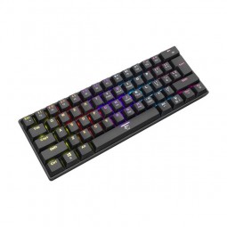 White Shark GK-2022B Shinobi Red Switches Mechanical 60% Gaming Keyboard Black HUN