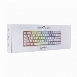 White Shark Ronin RGB Gaming keyboard White HU