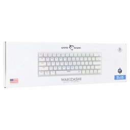 White Shark Wakizashi 2 Red Switches Gaming Keyboard White US