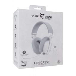 White Shark WGH-2444W FireCrest Wireless Bluetooth Gaming Headset White