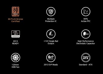 Zalman 800W 80+ Bronze ZM800-GV2SE