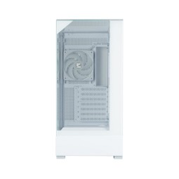 Zalman P40 Prism Plus RGB Tempered Glass White