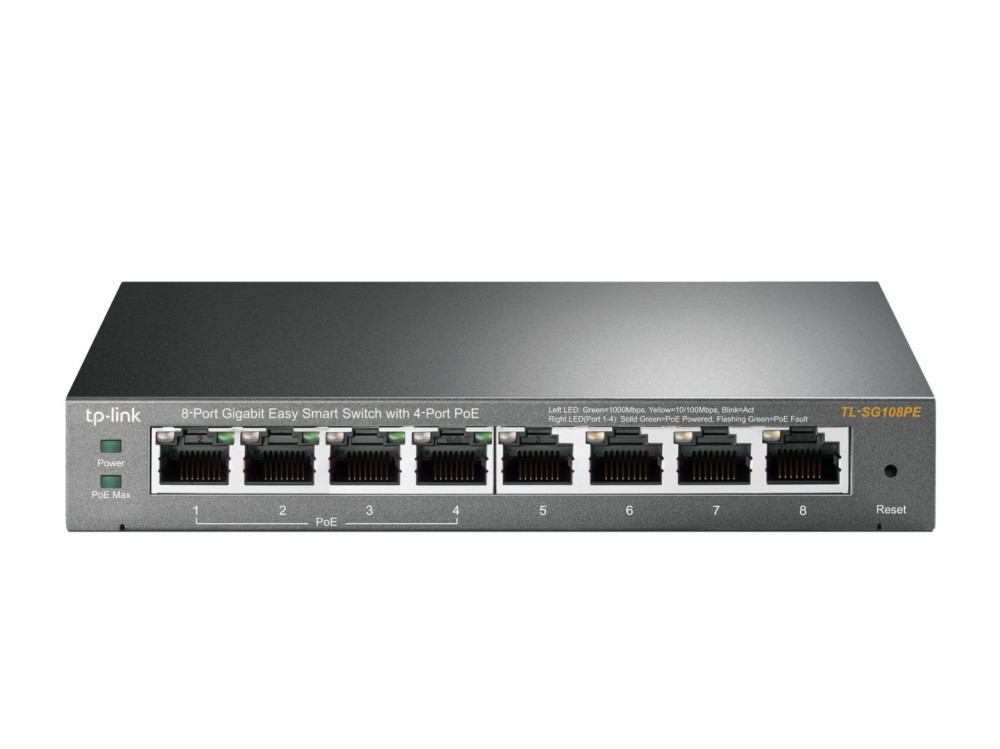 TP-Link TL-SG108PE 8-Port PoE Switch
