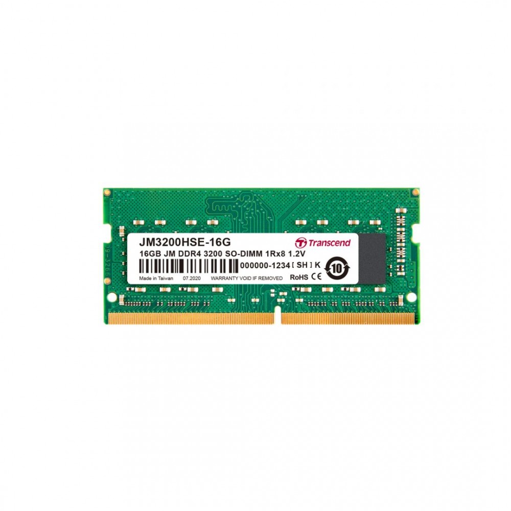 Transcend 16GB DDR4 3200MHz SODIMM