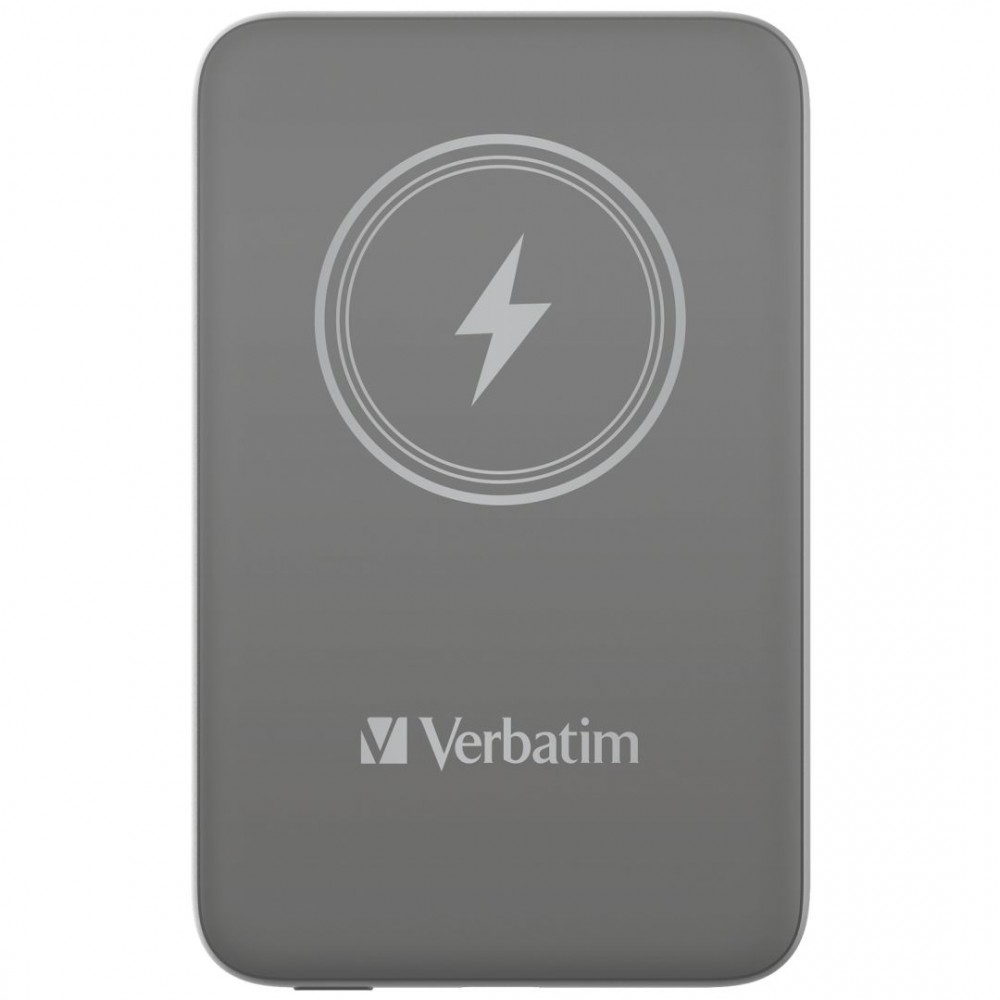 Verbatim Charge 'n' Go Magnetic Wireless 10000mAh PowerBank Grey