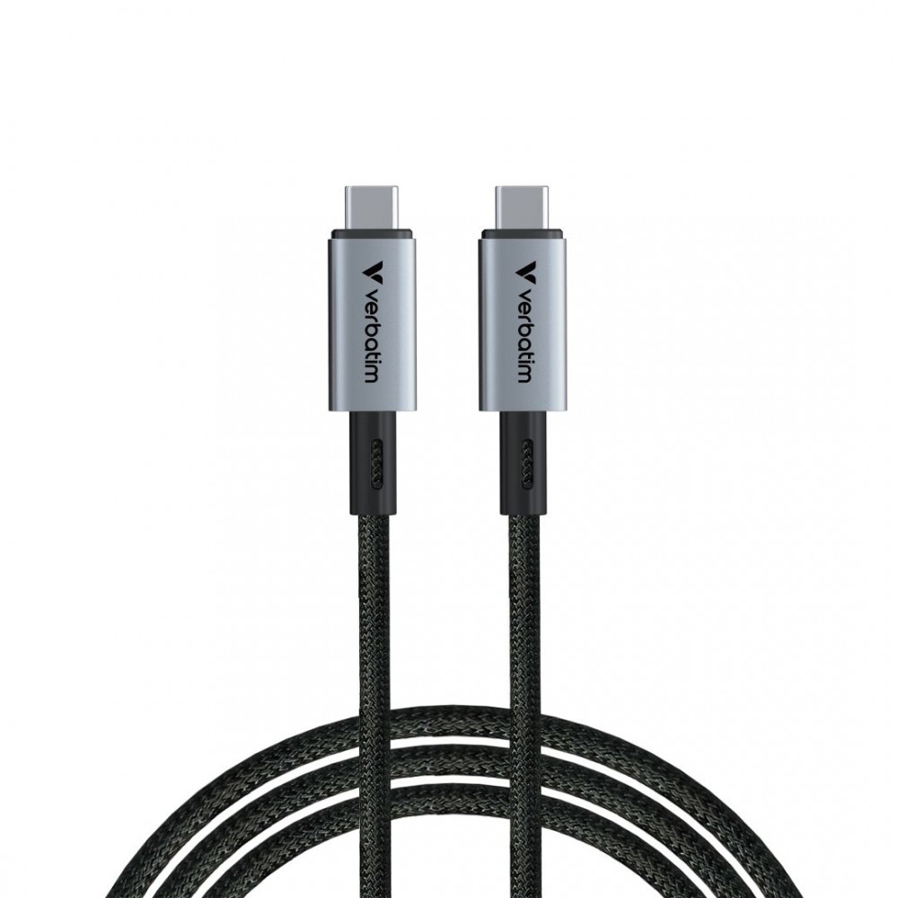Verbatim Sync & Charge USB4 Cable 240W Cable 1,2m Black