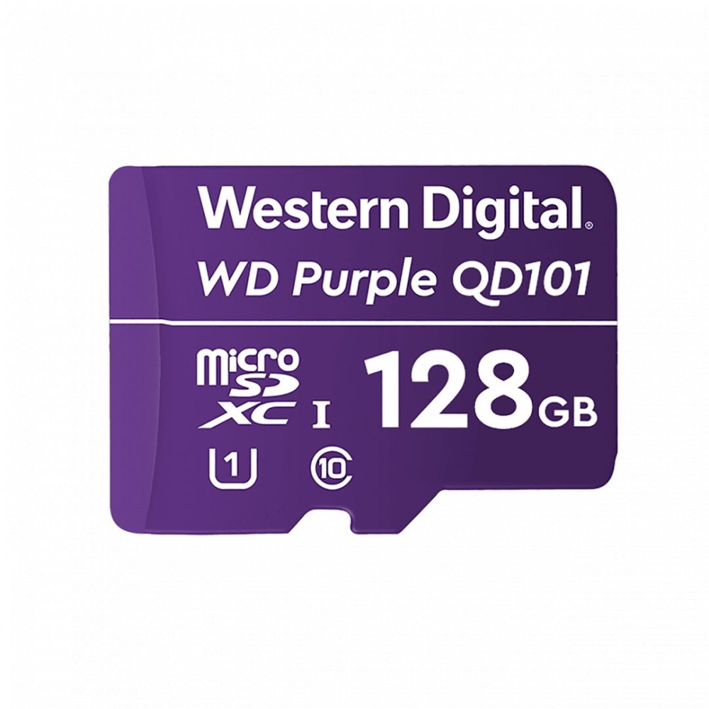 Western Digital 128GB microSDXC Class10 UHS-I (U1) Purple QD101