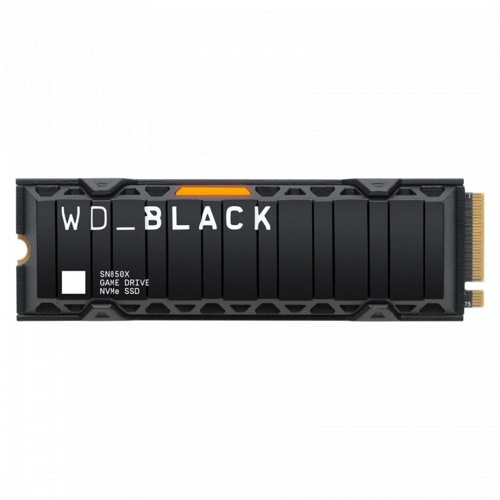 Western Digital 1TB M.2 2280 NVMe SN850X With Heatsink Black