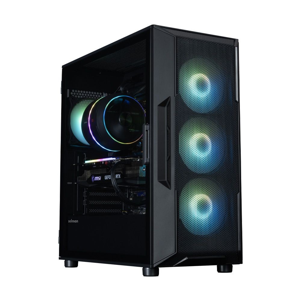 Zalman I3 Neo ARGB V2 Tempered Glass Black