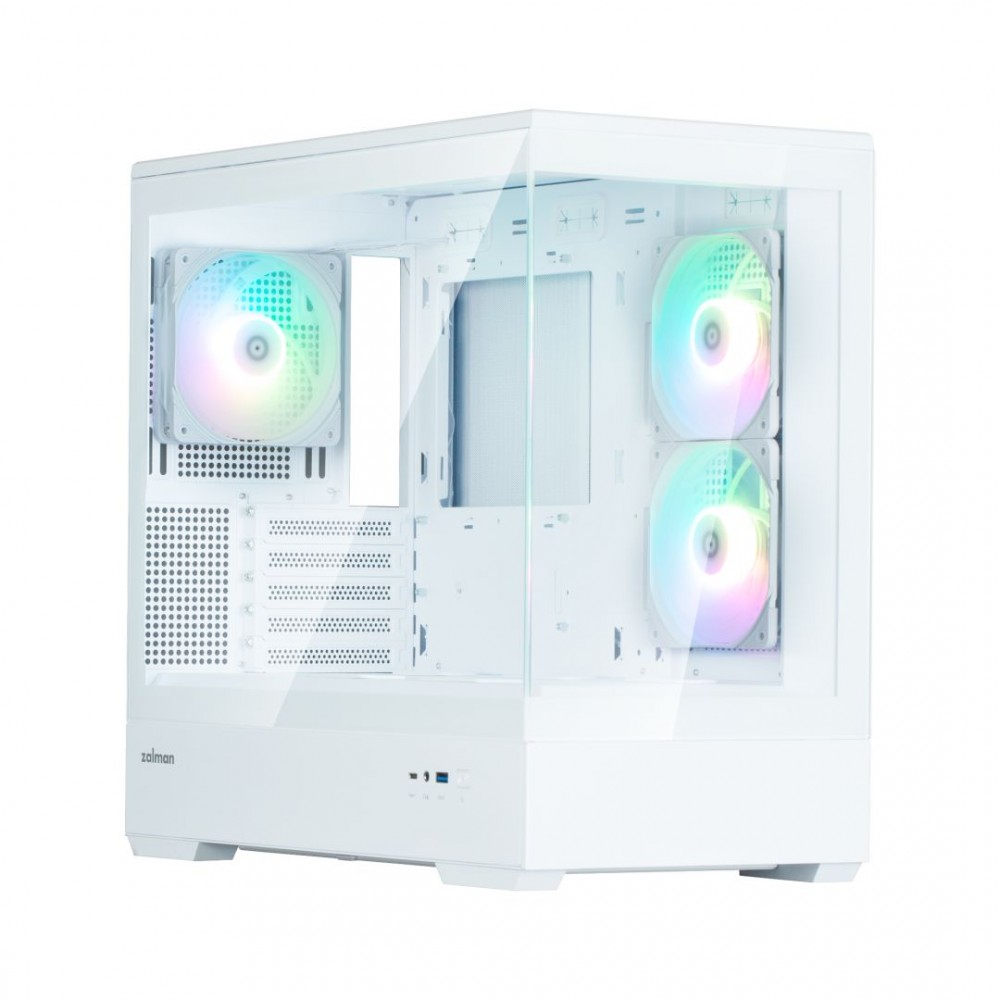 Zalman P30 V2 Tempered Glass White